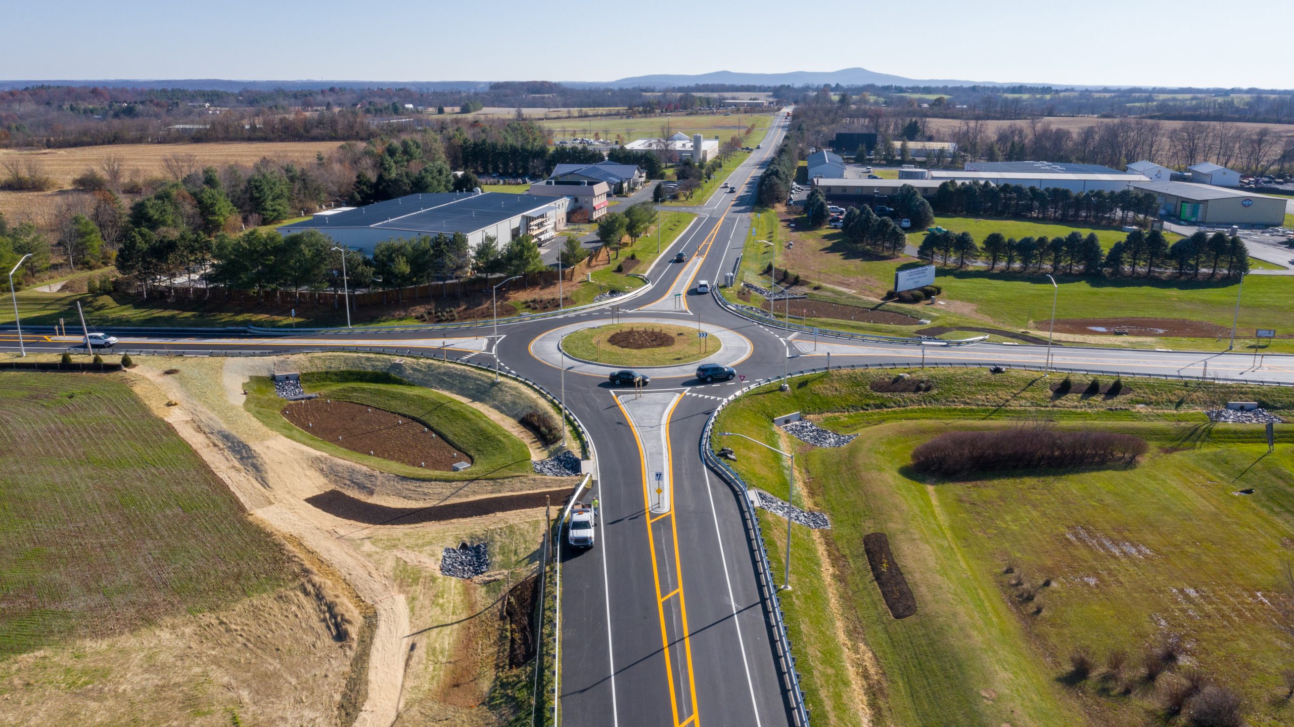 MD 180 Roundabout-Jefferson Pike At Mount Zion Rd ...